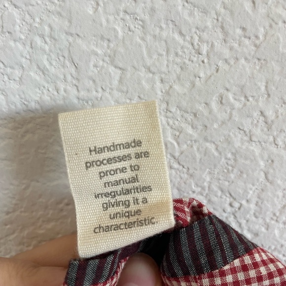 World of Crow Elegant Red Checkered Midi Dress - Picture 7 of 8